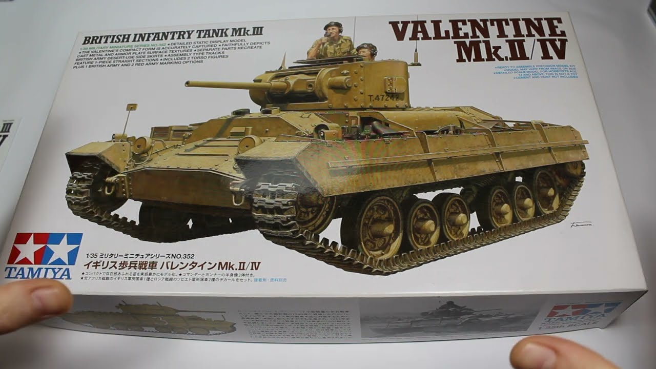 Обзор модели танка Tamiya 1/35 Valentine Mk II/IV