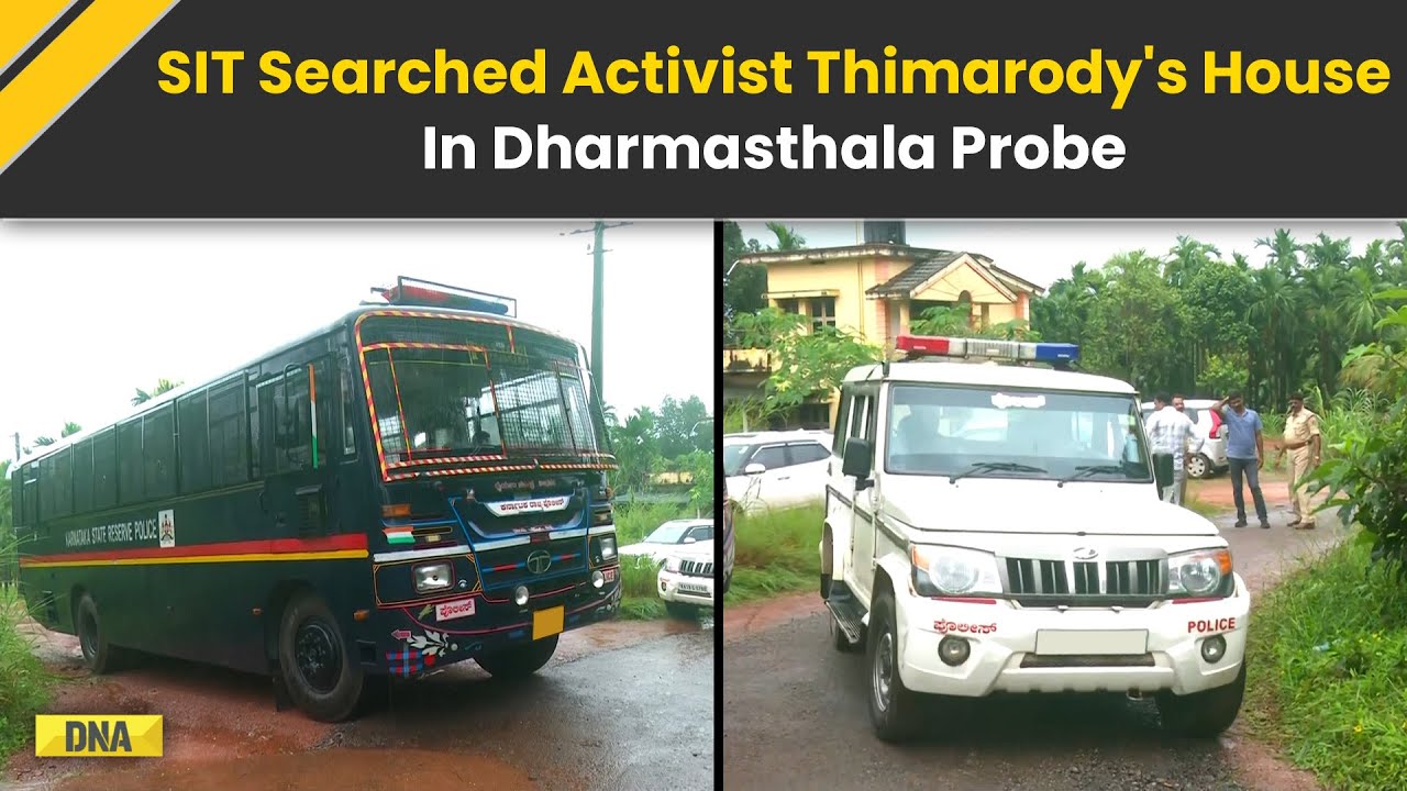 Dharmasthala Mass Burial Probe: SIT Carries Out Mahazar at Activist Thimmarody&rsquo;s Residence