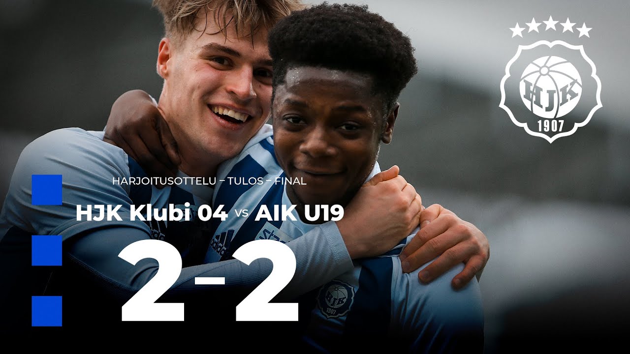 HJK Klubi 04 vs AIK U19 2–2 – Harjoitusottelu