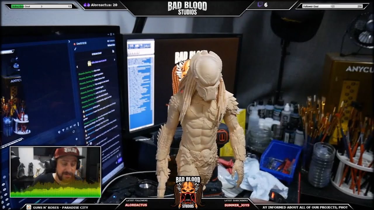 Razzex - The Lone Hunter - Predator - Part 4: Seamline Filling - Resin Model Kit - By: Narin Studio