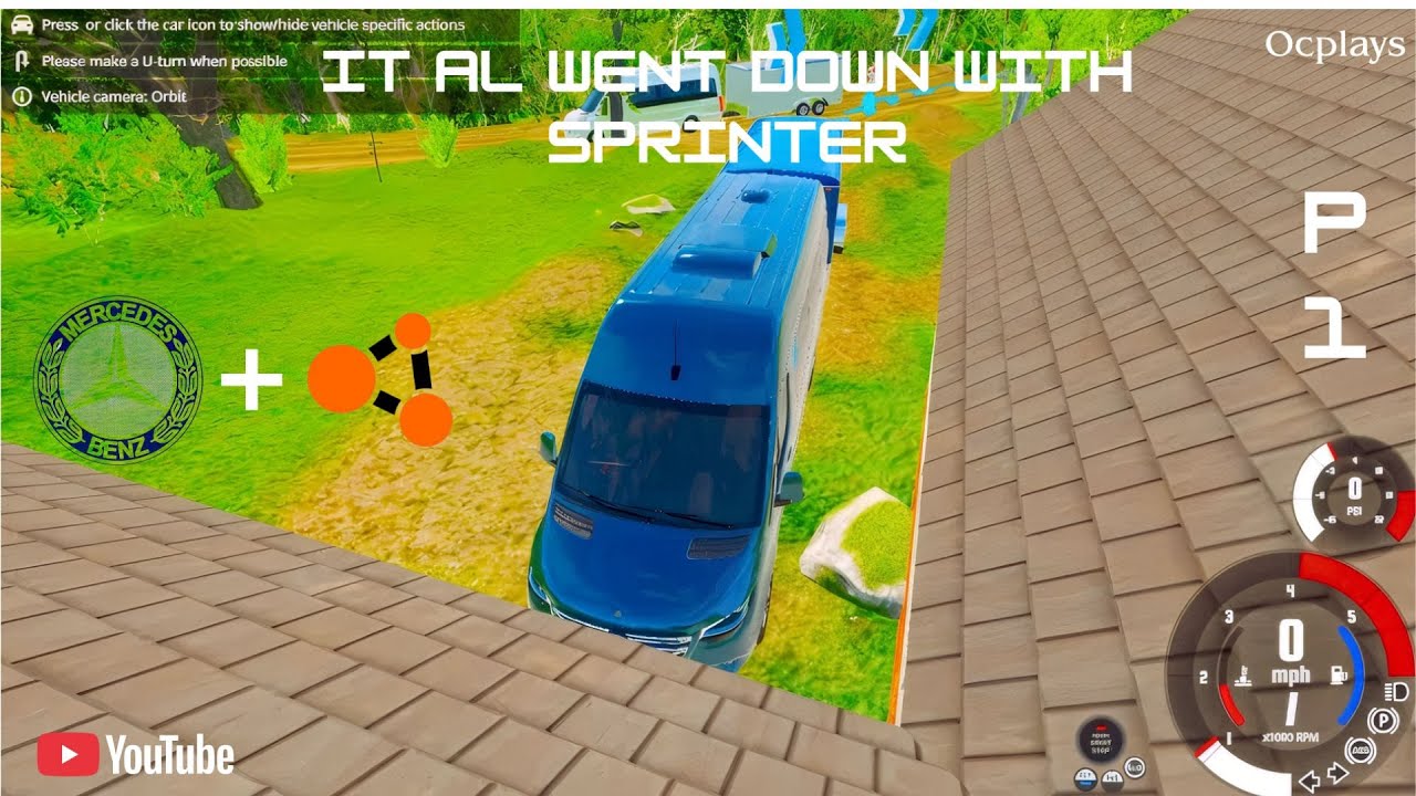 It All Went Down With the Sprinter! 😱 Mercedes Van Disaster | BeamNG Drive