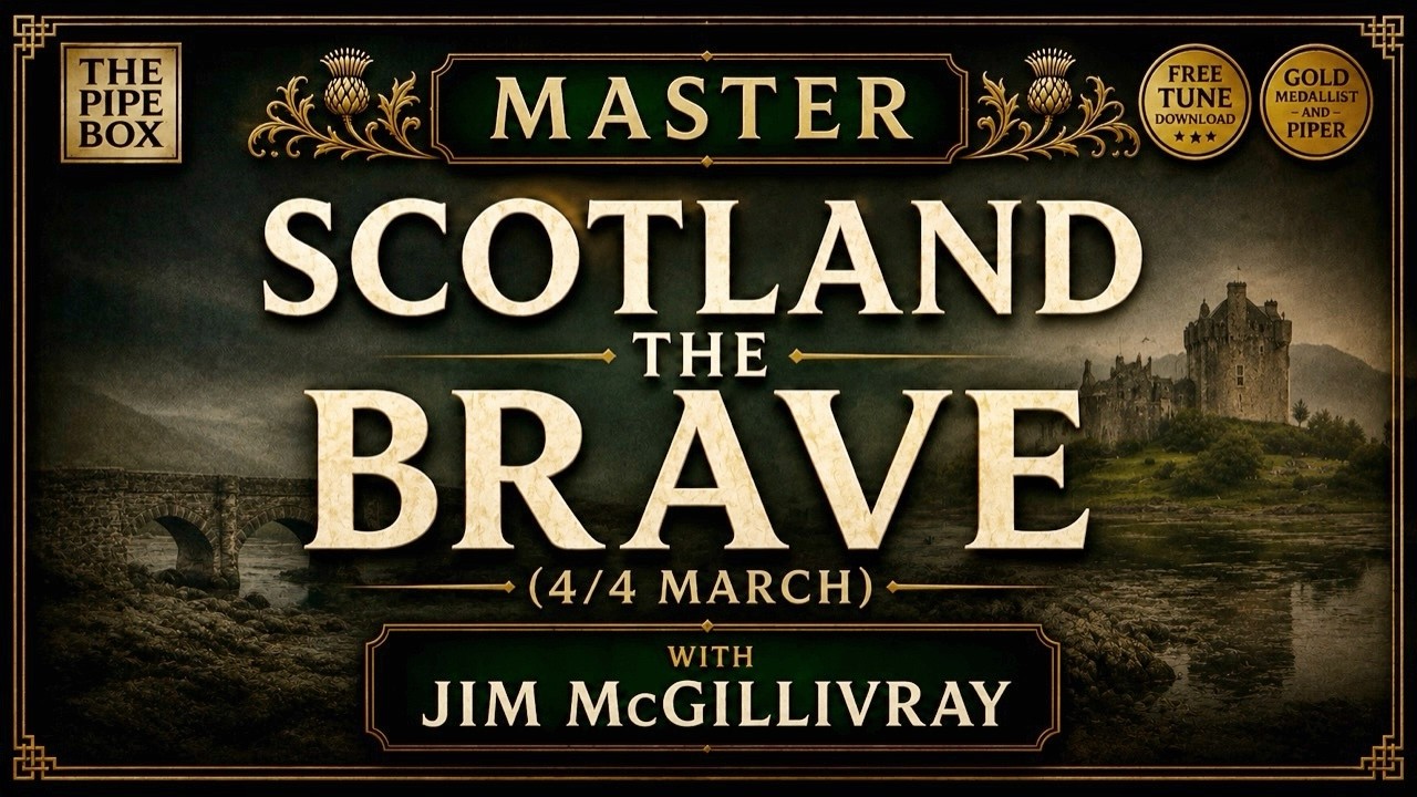 Learn 'Scotland the Brave' 4/4 March with Clasp-winner Jim McGillivray - Free Tune Download