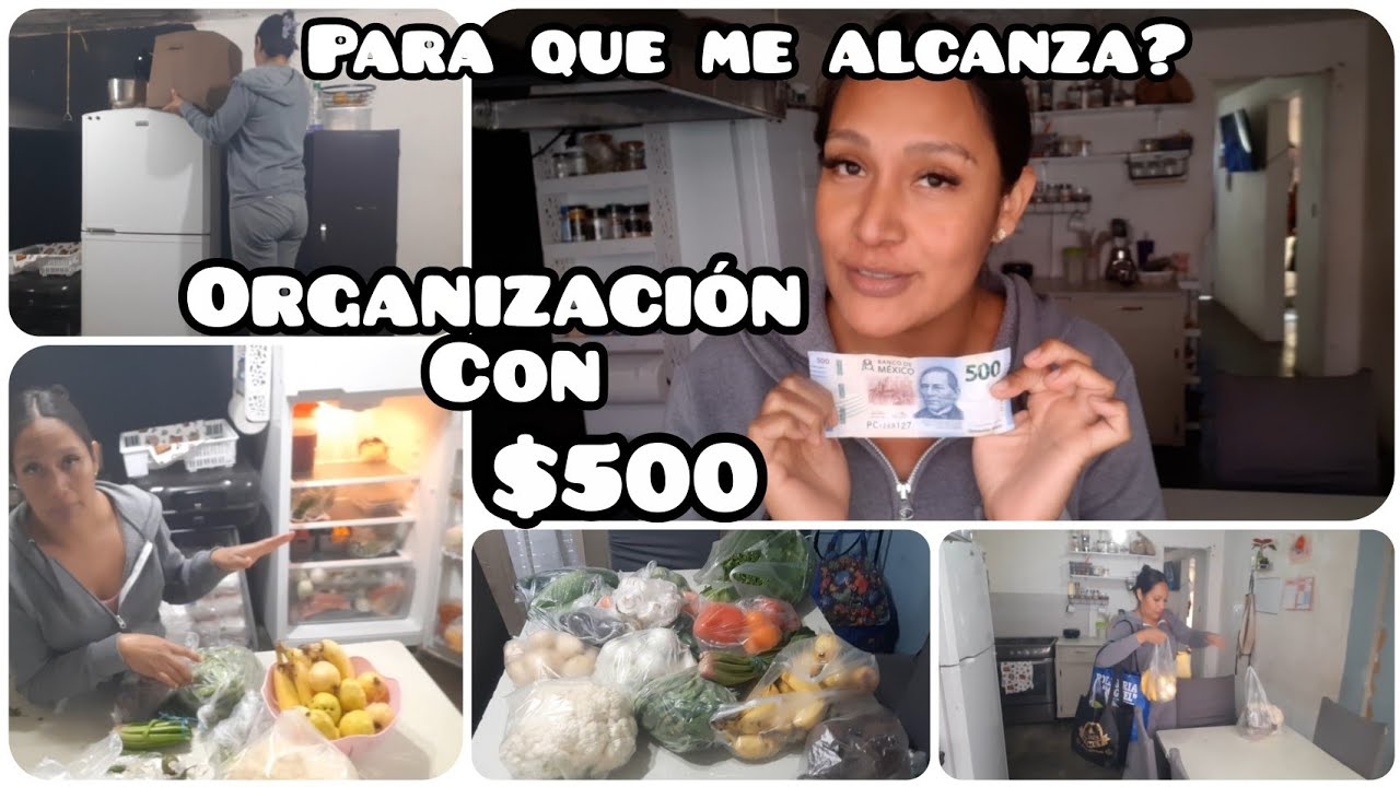 ORGANIZACION CON $500 Para que me alcanza con poco presupuesto 