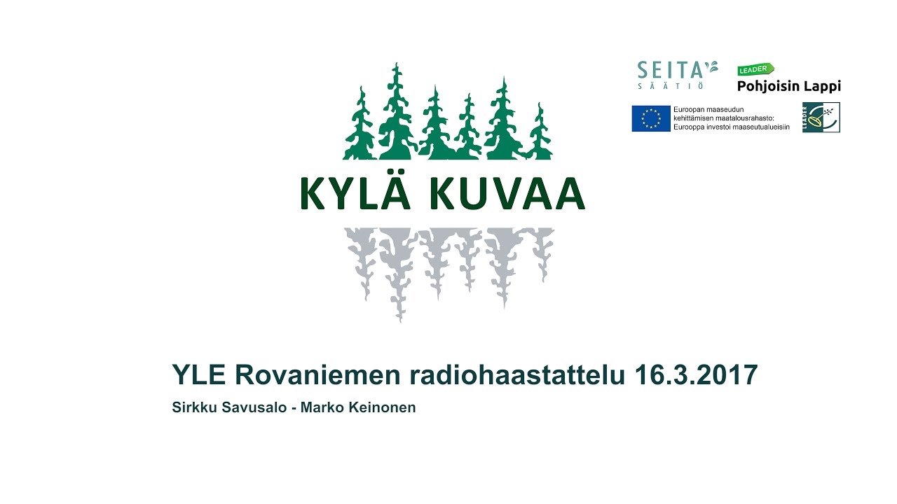 Kylä kuvaa  - 15 Sodankylän sivukylää ilmasta kuvattuna