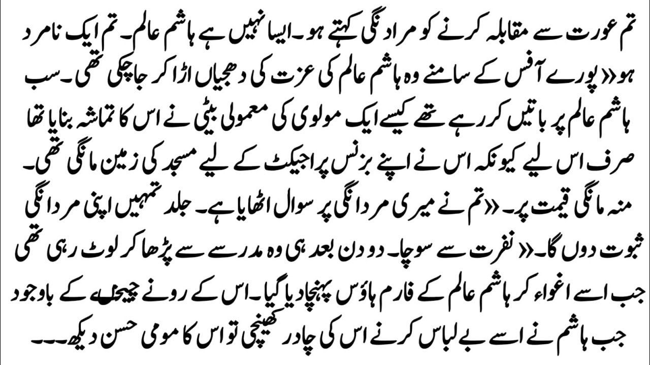 Urdu Novel