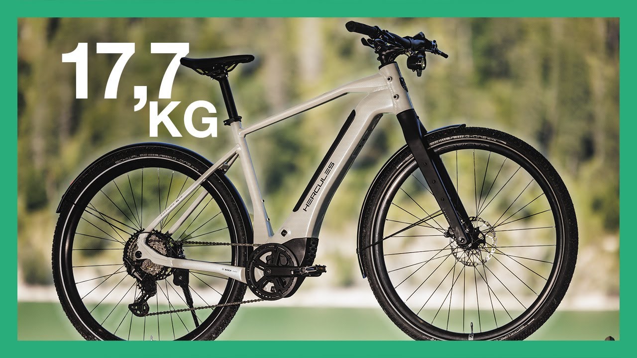 Das leichteste HERCULES E-BIKE aller Zeiten! HERCULES FUTURA SL I-12