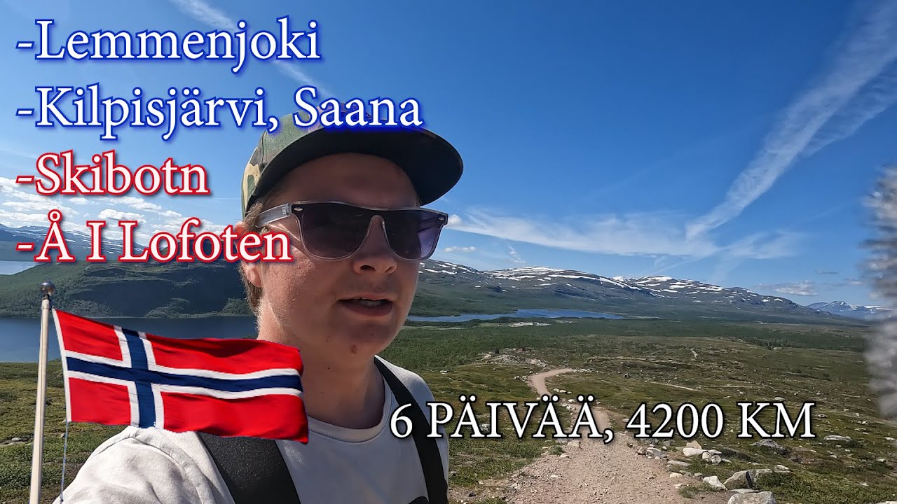Roadtrip Norjaan Lofooteille! (6 päivää, 4200 Km)