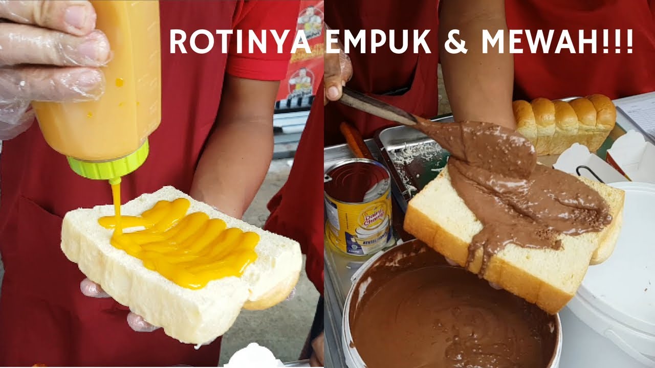 PANTESAN RAME!!! ROTINYA EMPUK TOPINGNYA MEWAH & LUBER, ROTI GEMBUL | PONTIANAK STREET FOOD