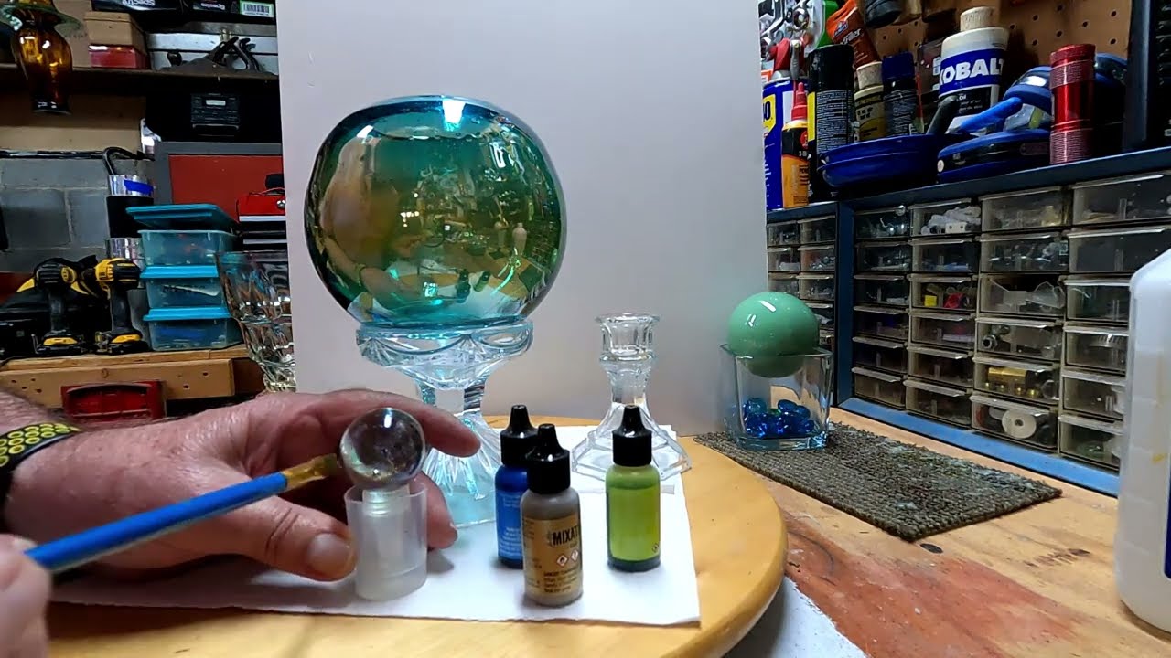 Glass Totems with Doug   Green Globe