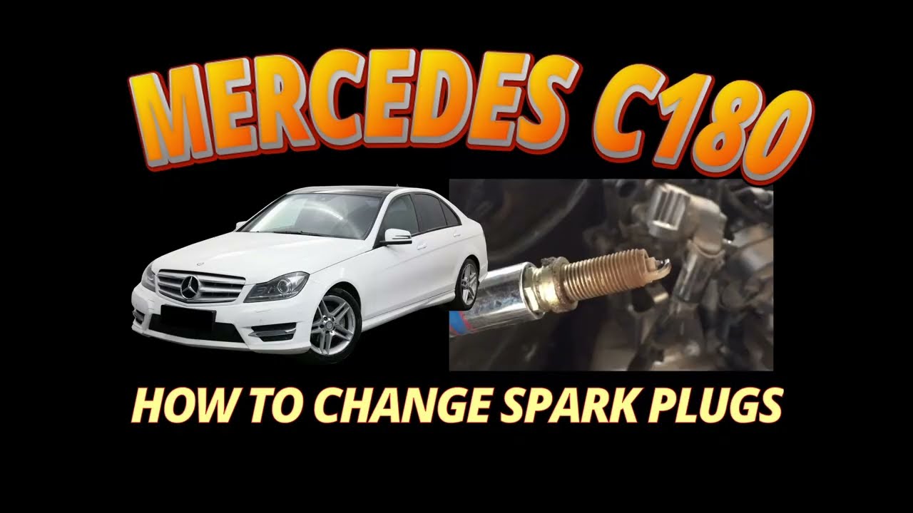 MERCEDES BENZ C180 ( W204 ) - HOW TO CHANGE SPARK PLUGS