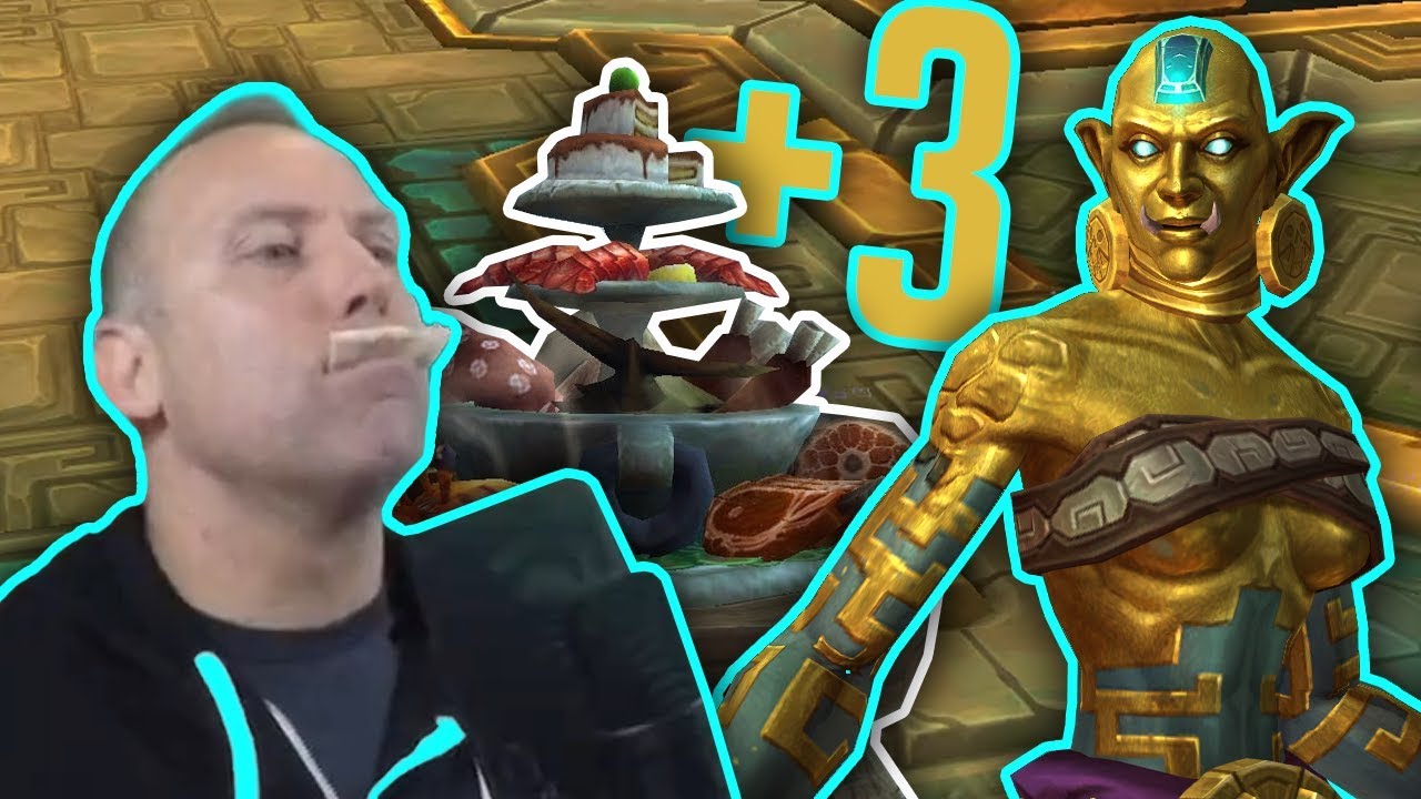 EXPENSIVE FOOD - Swifty Warrior Mythic+ 3 Atal'Dazar Dungeon Highlights - BFA 8.0.1