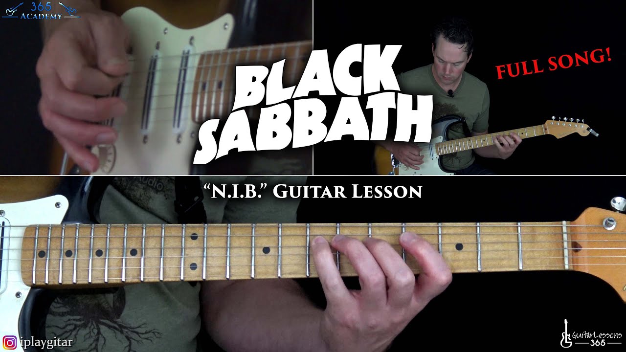 Урок игры на гитаре N.I.B. — Black Sabbath