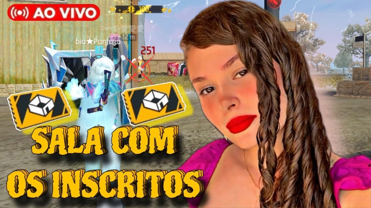 FREE FIRE AO VIVO🔥4X4 COM OS INSCRITOS🔥X1🔥JOGANDO FF COM OS INSCRITOS !!! MOBILE FF AO VIVO🔥