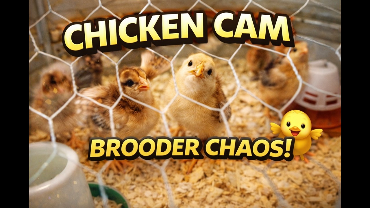 Brooder Chaos: Baby Chicks Take Over!