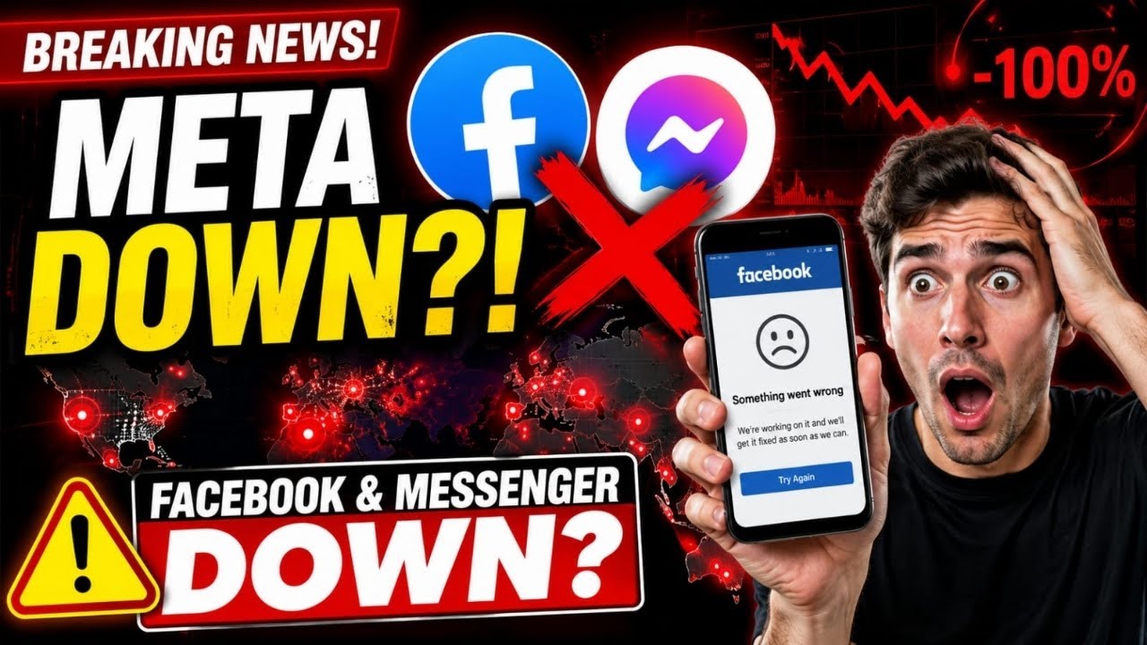 🚨 Facebook & Messenger Down Today? Thousands of Users Report Problems Worldwide