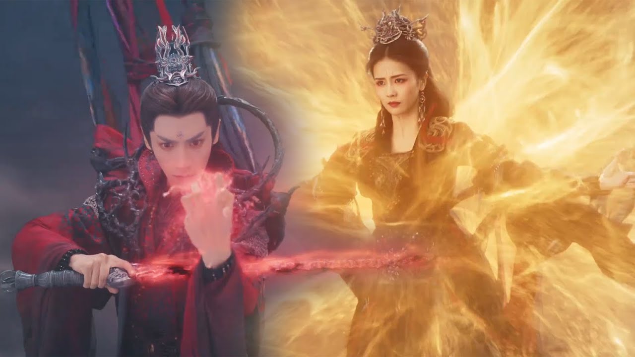 神魔大戰！神女為擊殺魔神獻出生命，毀掉魔骨萬世太平！#长月烬明  #TillTheEndofTheMoon #白鹿 #罗云熙 #陈都灵 #古装 #复仇 #仙侠
