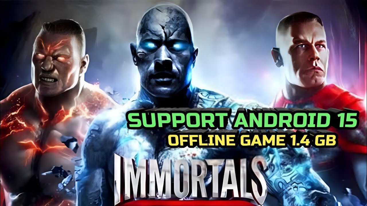 WWE Immortals v2.6.3 (Mod Support android 15) Gameplay offline 