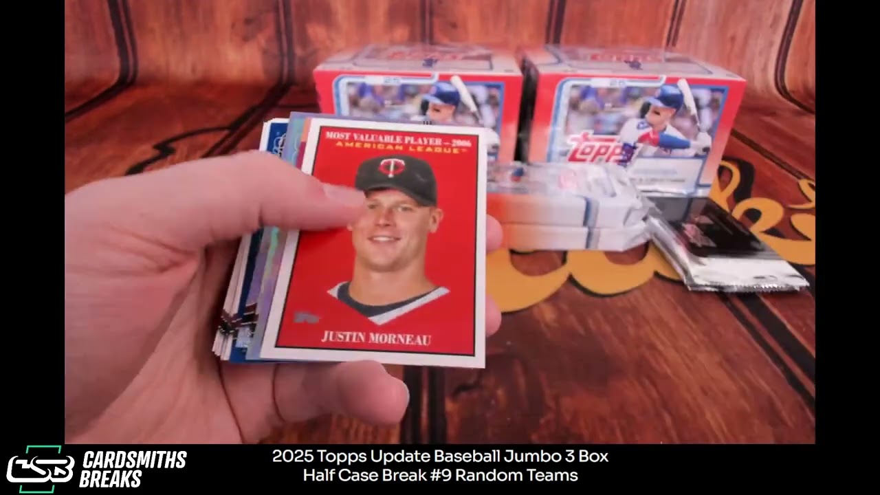2025 Topps Update Baseball Jumbo 3 Box Half Case Break #9