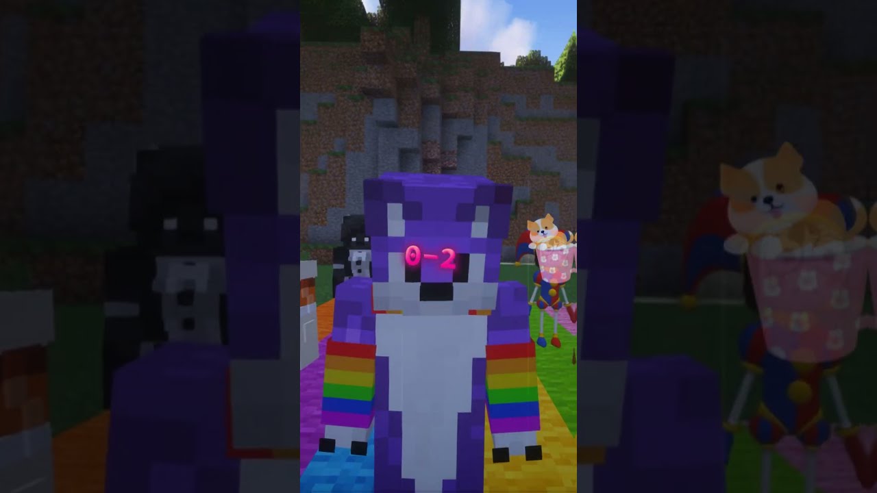 When Furries Meet Anti-Furries In Minecraft&hellip; 🤣💥 #Gaming #Shorts #Meme #AntiFurry #Funny #Trending