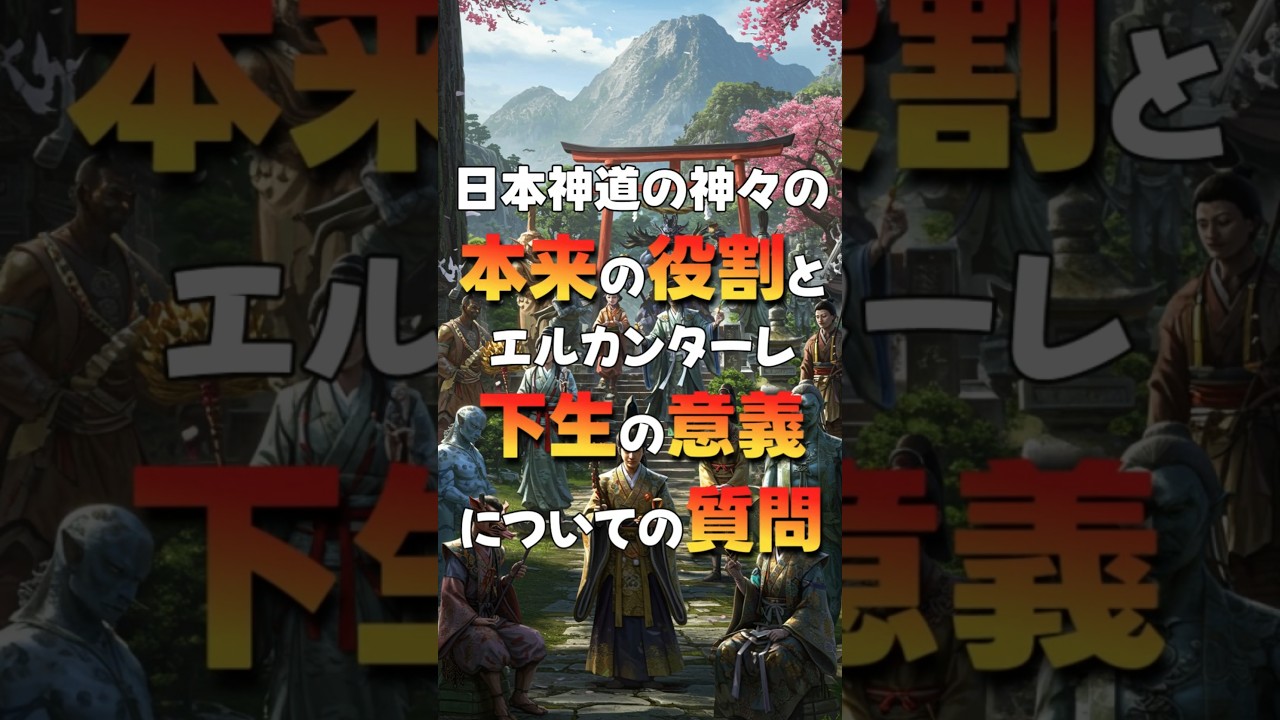 【質問】日本神道の神々の本来の役割とエルカンターレ下生の意義についての質問#shorts #幸福の科学#主