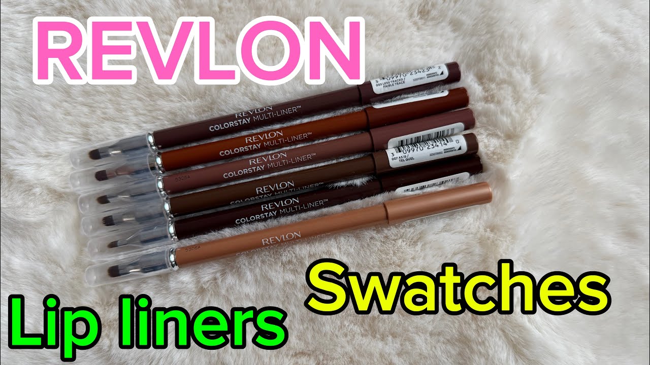 Revlon ColorStay Multi-Liner Swatches | 6 Shades + Sharpen Test