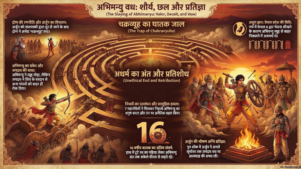 Episode 20 mahabharat 🎡अभिमन्यु वध और अर्जुन की भीषण प्रतिज्ञा
