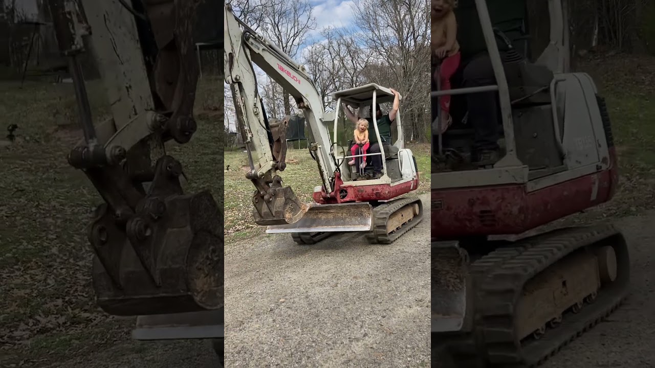 Lil Cat’ helping dad load out today- 