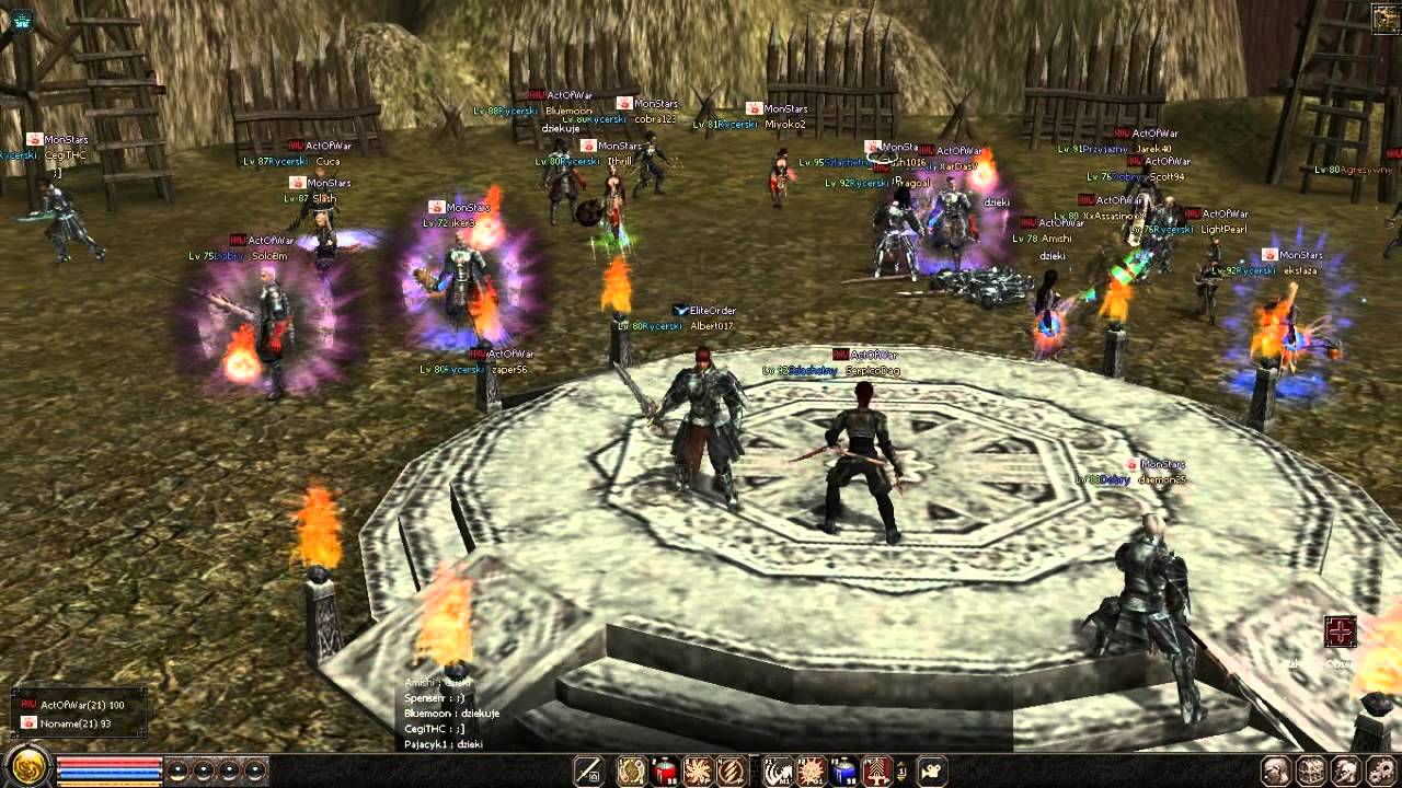 Metin2 PL Wojna Gildii ActOfWar vs MonStar 30.01.2011