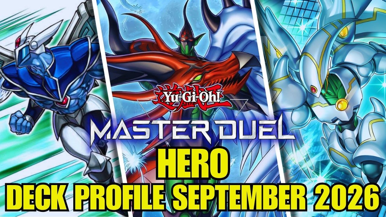 ОБЗОР КОЛОДЫ HERO В MASTER DUEL (СЕНТЯБРЬ 2026) YU-GI-OH!