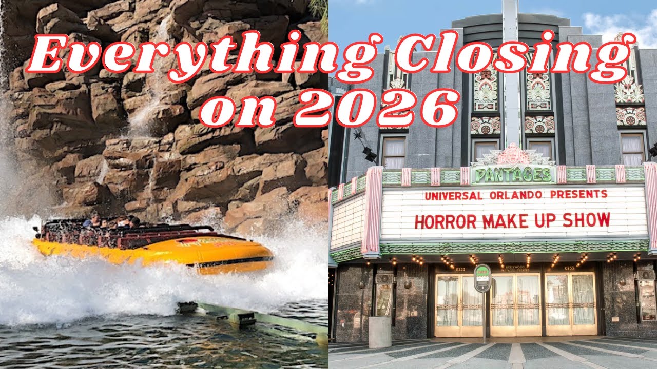Все аттракционы, рестораны и развлечения в Universal Studios закрываются в 2026 году.