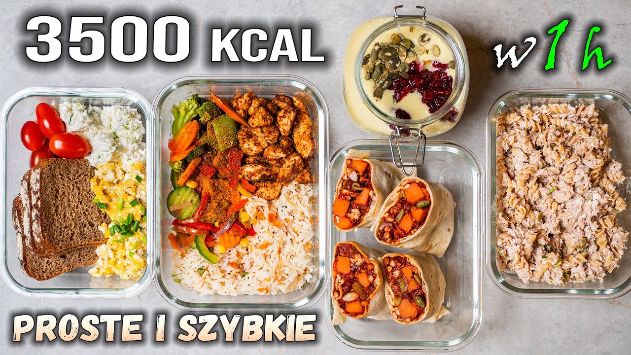 Profesjonalny DZIEŃ JEDZENIA 3500 kcal -  Samodzielny Catering Dietetyczny