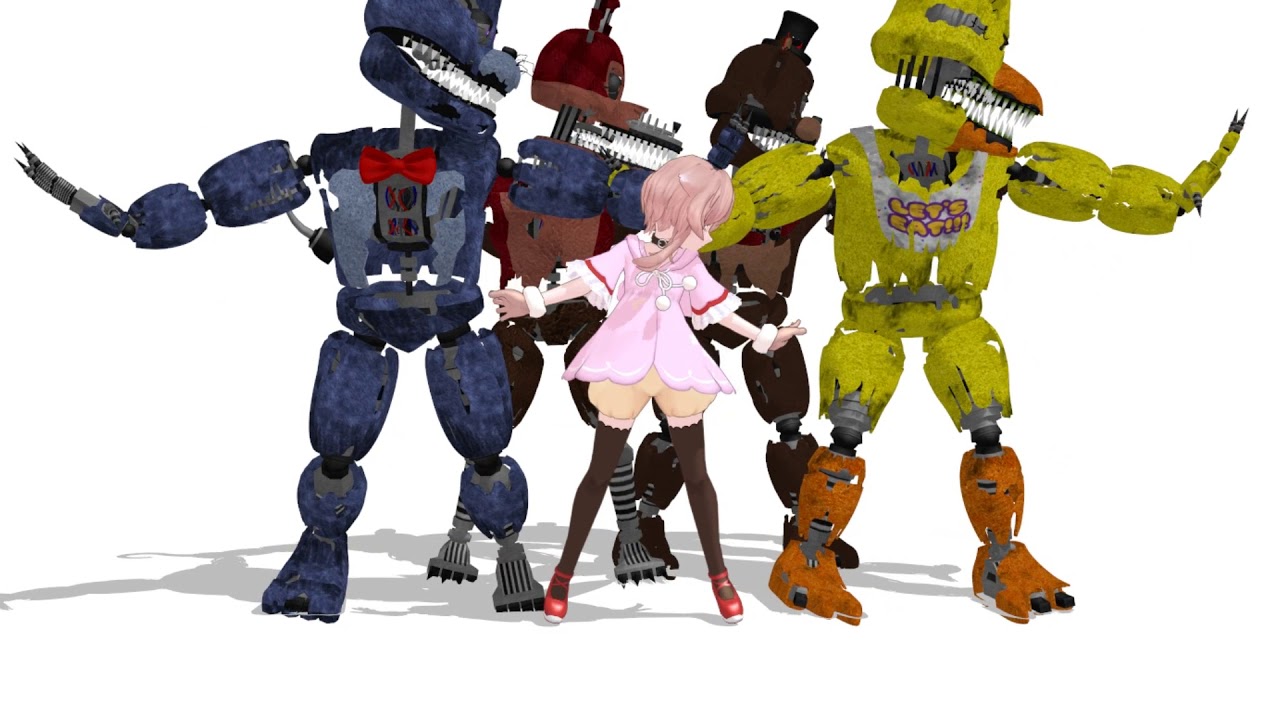 [MMD x FNAF Animatronics] Follow The Leader (Random)
