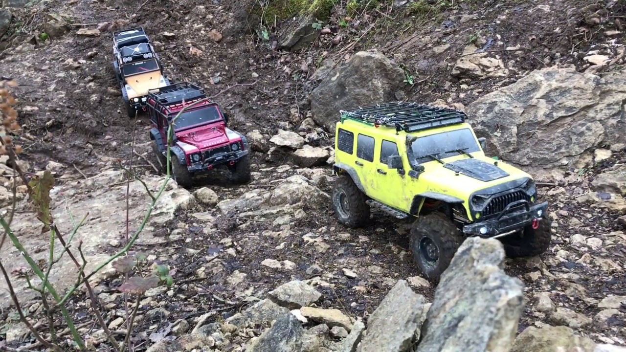 Rtx Outback Fury And Limited Edition Trx-4 Camel Go Crawling At Breakheart Quarry