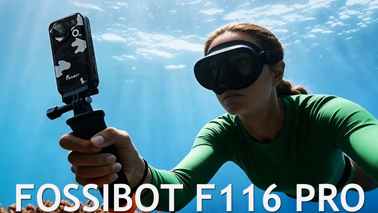 СМАРТФОН-ЭКШЕН КАМЕРА FOSSIBOT F116 PRO ПЕРВЫЙ ОБЗОР НА РУССКОМ