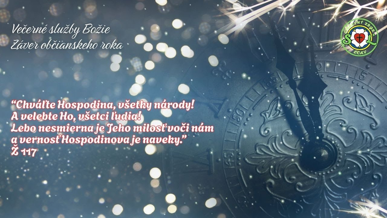 Služby Božie | ZÁVER OBČIANSKEHO ROKA | 31.12.2025