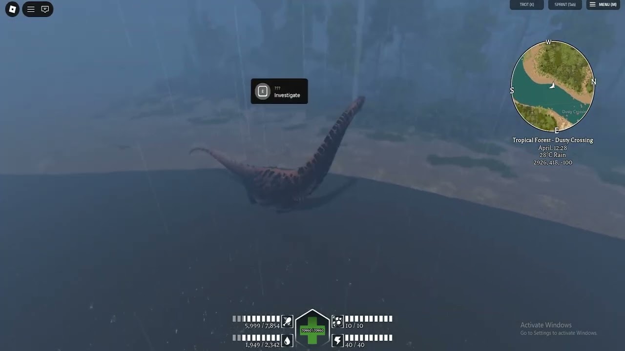 GETTING THE SECOND BIGGEST TITANOSAURIAN TO ADULT IN ROBLOX PRIOR EXTINCTION! | Roblox P.E