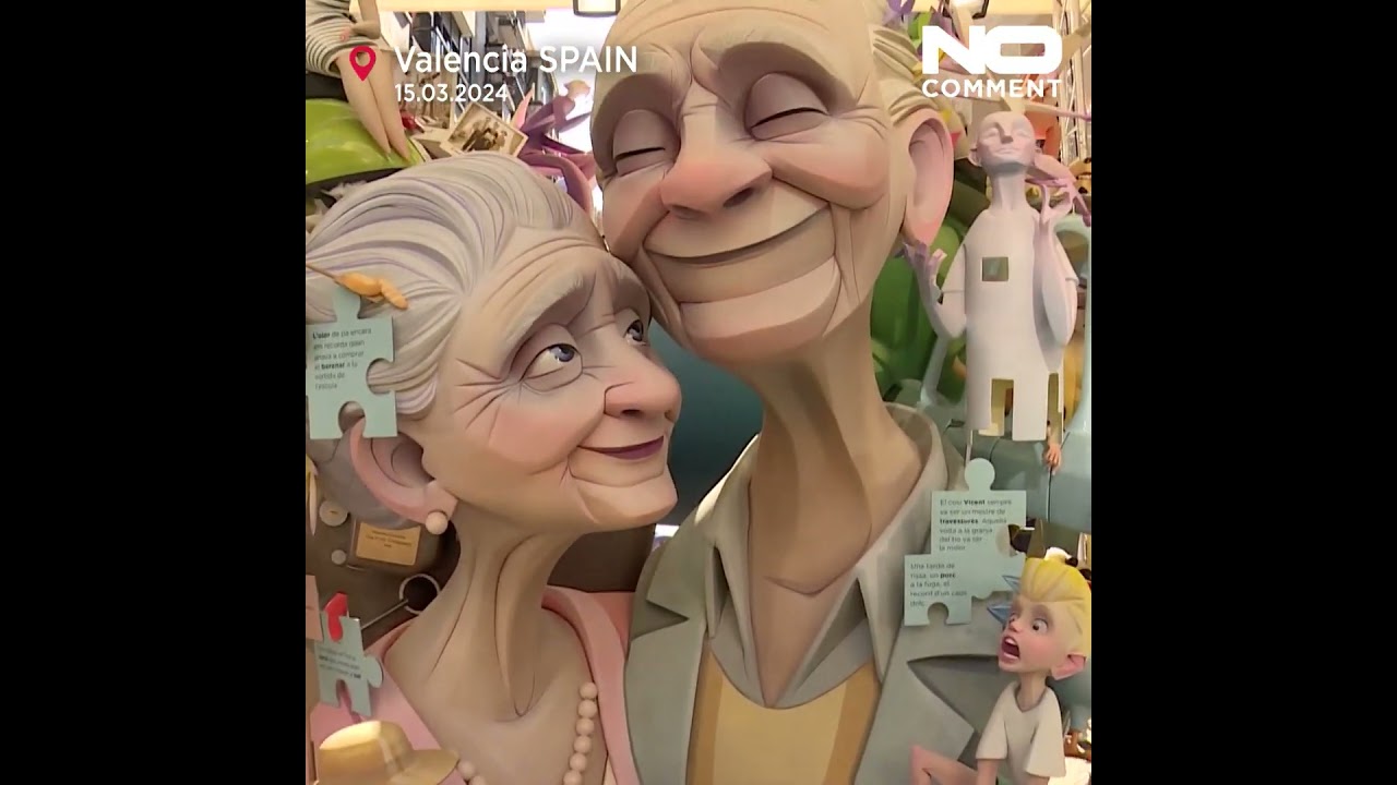 This year's children's Fallas presented to public in Valencia