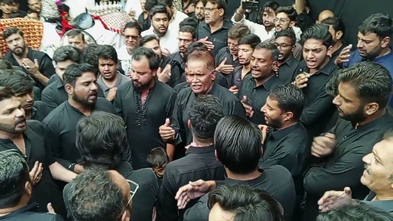 زوار مرکزی ماتمی سنگت راولپنڈی | سالار غلام مصطفیٰ | ڈھوک رتہ امام بارگاہ راولپنڈی | 18 جیٹھ 2025