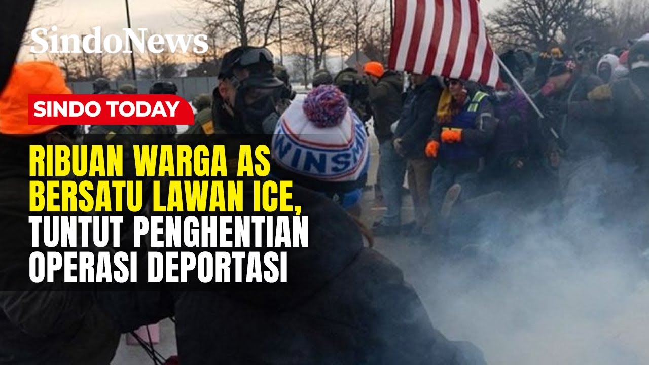 Ribuan Warga AS Bersatu Lawan ICE, Tuntut Penghentian Operasi Deportasi | Sindo Today | 02/02