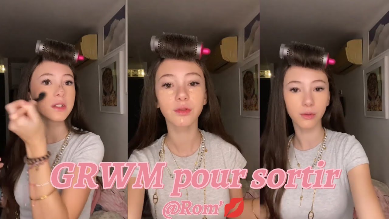 GRWM pour sortir @Rom’💋