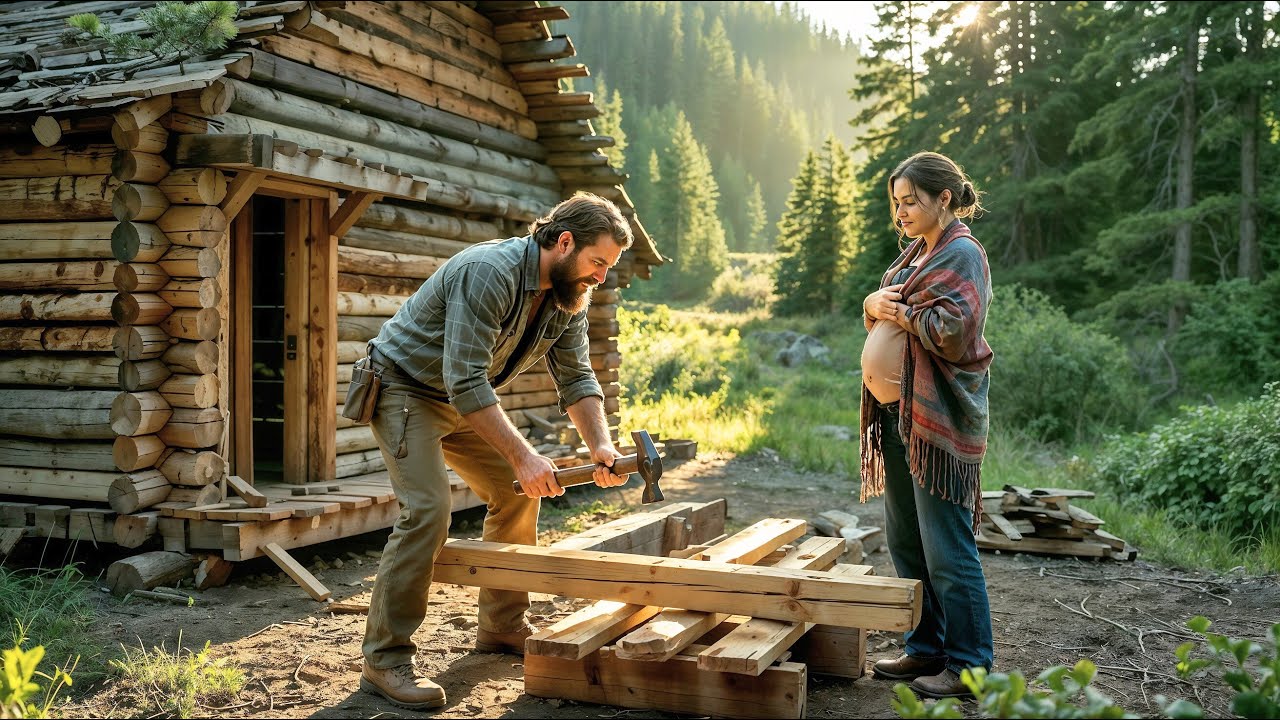 She Was Left for Being Pregnant &mdash; Until a Lonely Mountain Man Built Her a Cabin With His Own Hands.