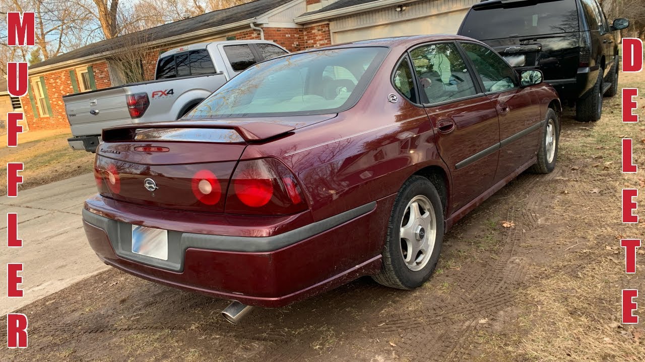 2002 Chevrolet Impala LS Muffler Delete! LOUD