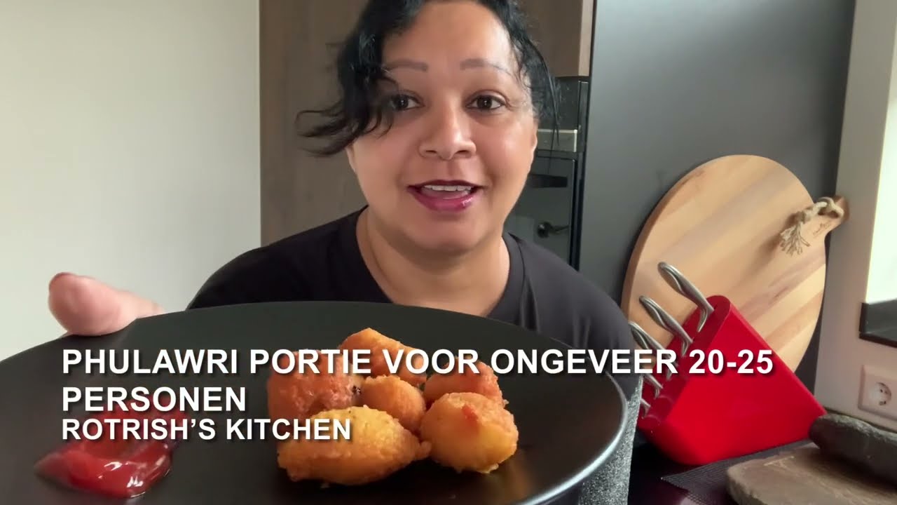 #189 Phulawri op de traditionele manier I Hindoestaanse snack I Rotrish’s Kitchen I Rosita Shiamrai