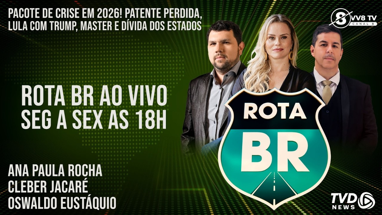 ROTA BR - 20/02/2026 PACOTE DE CRISE EM 2026! LULA E TRUMP, MASTER, PATENTE E MUITO MAIS.