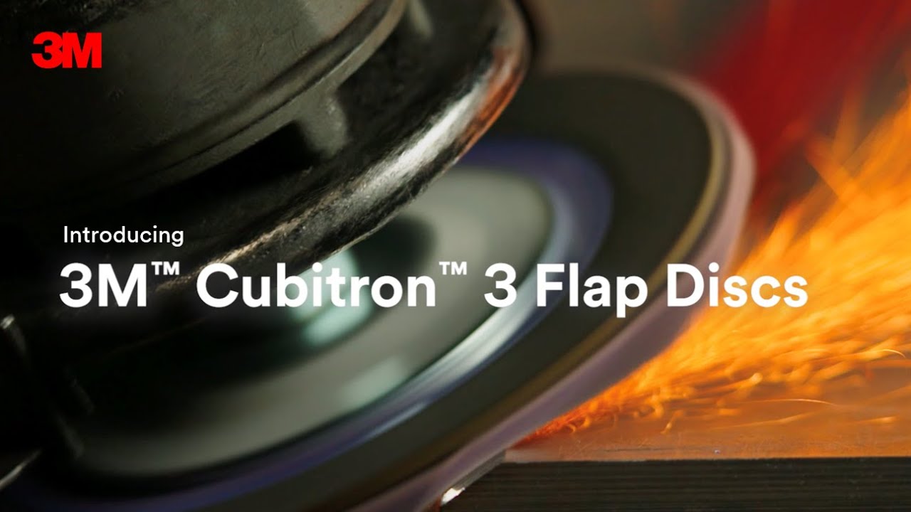 Meet the new 3M™ Cubitron™ 3 Flap Disc: Faster Cutting, Longer Life