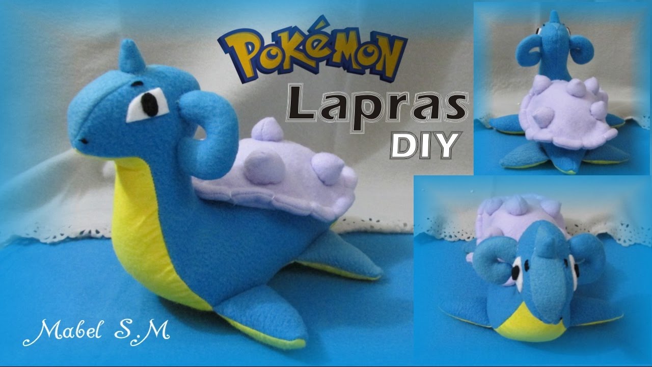 Cómo hacer un pokémon Lapras de peluche
