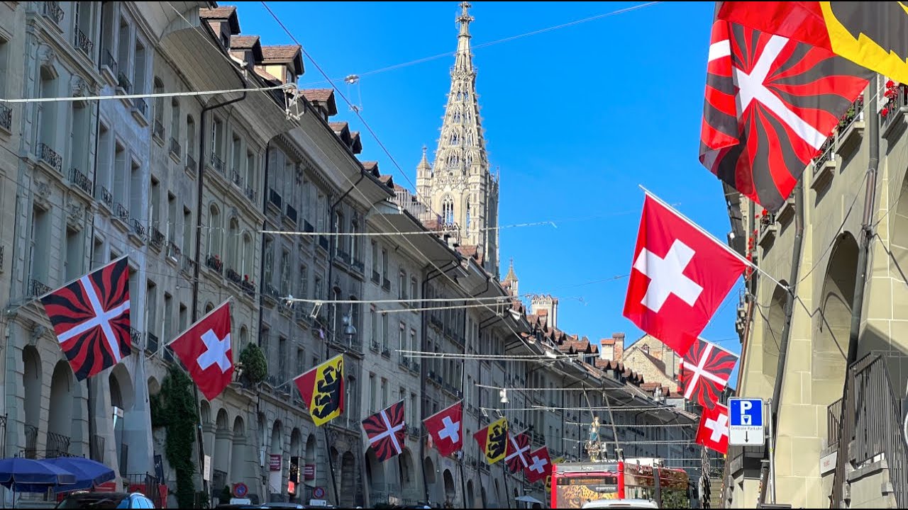 Bern Switzerland | Walking Tour 4K HDR Dolby Vision