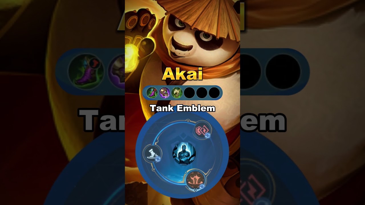 2024 Akai Best Build Setup Guide #mlbb #shorts #Akaiexp