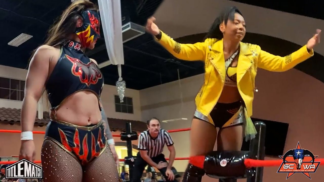 Danni Bee vs Lady Flammer (Women's Wrestling) GCWA - Title Match Network