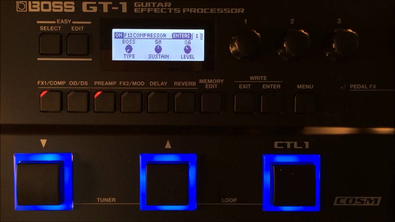 BOSS GT-1 Guitar Effects Processor